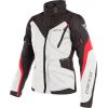 GIACCA DONNA DAINESE TEMPEST 2 LADY D-DRY LIGHT GRAY/BLACK/RED