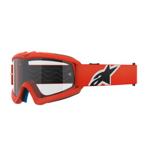 maschera-bambino-alpinestars-vision-youth-corp-arancio-lente-chiara