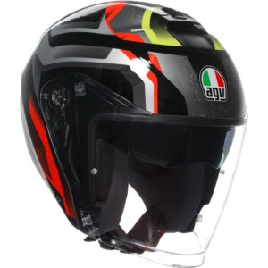 casco-agv-irides-e2206-zurigo-nero-rosso-giallo-fluo