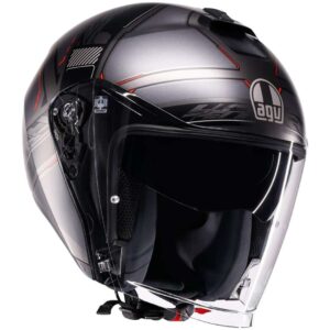casco-agv-irides-e2206-grigio-opaco-rosso