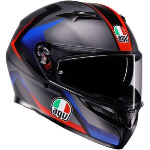 casco-moto-agv-k3-striga-nero-opaco-blu-rosso
